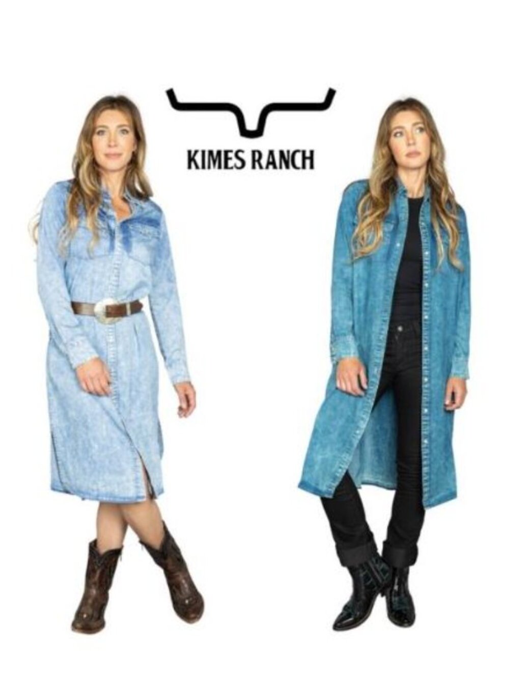 Kimes Ranch Denim Dress M